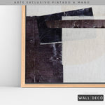 Cargar imagen en el visor de la galería, Arte pintado a mano Sinfonía de carbón