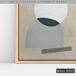 Cargar imagen en el visor de la galería, Arte pintado a mano Geometría minimalista Uno