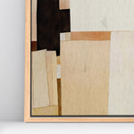 Cargar imagen en el visor de la galería, Díptico pintado a mano Minimalismo sereno en tonos sepia