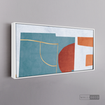 Cargar imagen en el visor de la galería, Cuadro Abstracto Minimalista Construcción