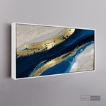 Cargar imagen en el visor de la galería, Cuadro Abstracto Fluido en Azul