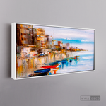 Cargar imagen en el visor de la galería, Cuadro Muelle Mediterráneo