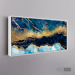 Cargar imagen en el visor de la galería, Cuadro Abstracto Fragmentación Azul