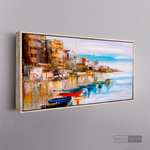 Cargar imagen en el visor de la galería, Cuadro Muelle Mediterráneo