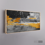 Cargar imagen en el visor de la galería, Cuadro Abstracto Horizonte Oscuro