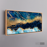 Cargar imagen en el visor de la galería, Cuadro Abstracto Fragmentación Azul