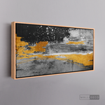 Cargar imagen en el visor de la galería, Cuadro Abstracto Horizonte Oscuro