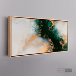 Cargar imagen en el visor de la galería, Cuadro Abstracto Fluido verde