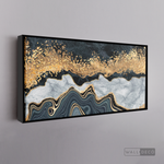 Cargar imagen en el visor de la galería, Cuadro Abstracto Fragmentación Negro