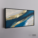 Cargar imagen en el visor de la galería, Cuadro Abstracto Fluido en Azul