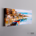Cargar imagen en el visor de la galería, Cuadro Muelle Mediterráneo