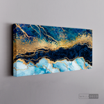 Cargar imagen en el visor de la galería, Cuadro Abstracto Fragmentación Azul