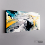 Cargar imagen en el visor de la galería, Cuadro Abstracto Impacto Azul