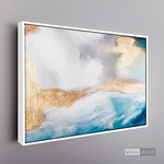 Cargar imagen en el visor de la galería, Cuadro Abstracto Glamour Azul