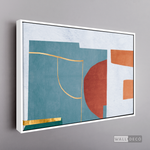 Cargar imagen en el visor de la galería, Cuadro Abstracto Minimalista Construcción