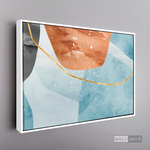 Cargar imagen en el visor de la galería, Cuadro Abstracto Minimalista Cielo Dorado
