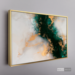 Cargar imagen en el visor de la galería, Cuadro Abstracto Fluido verde