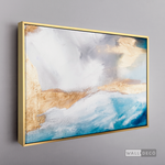 Cargar imagen en el visor de la galería, Cuadro Abstracto Glamour Azul