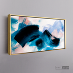 Cargar imagen en el visor de la galería, Cuadro Abstracto Danza Azul