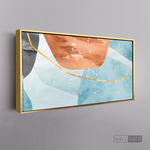 Cargar imagen en el visor de la galería, Cuadro Abstracto Minimalista Cielo Dorado
