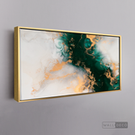 Cargar imagen en el visor de la galería, Cuadro Abstracto Fluido verde