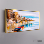 Cargar imagen en el visor de la galería, Cuadro Muelle Mediterráneo