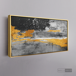 Cargar imagen en el visor de la galería, Cuadro Abstracto Horizonte Oscuro