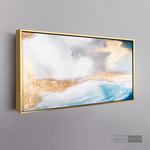 Cargar imagen en el visor de la galería, Cuadro Abstracto Glamour Azul