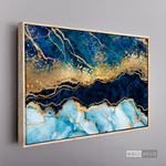 Cargar imagen en el visor de la galería, Cuadro Abstracto Fragmentación Azul