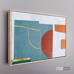 Cargar imagen en el visor de la galería, Cuadro Abstracto Minimalista Construcción