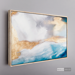 Cargar imagen en el visor de la galería, Cuadro Abstracto Glamour Azul