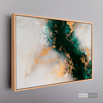 Cargar imagen en el visor de la galería, Cuadro Abstracto Fluido verde