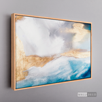 Cargar imagen en el visor de la galería, Cuadro Abstracto Glamour Azul