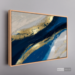 Cargar imagen en el visor de la galería, Cuadro Abstracto Fluido en Azul