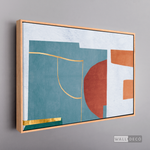 Cargar imagen en el visor de la galería, Cuadro Abstracto Minimalista Construcción