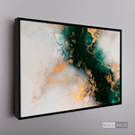 Cargar imagen en el visor de la galería, Cuadro Abstracto Fluido verde