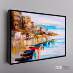 Cargar imagen en el visor de la galería, Cuadro Muelle Mediterráneo