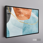 Cargar imagen en el visor de la galería, Cuadro Abstracto Minimalista Cielo Dorado