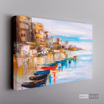 Cargar imagen en el visor de la galería, Cuadro Muelle Mediterráneo