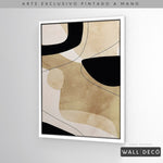 Cargar imagen en el visor de la galería, Arte pintado a mano Armonía minimalista