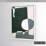 Cargar imagen en el visor de la galería, Arte pintado a mano Geometría minimalista Dos