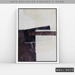 Cargar imagen en el visor de la galería, Arte pintado a mano Sinfonía de carbón