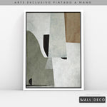 Cargar imagen en el visor de la galería, Arte pintado a mano Estructuras minimalistas Uno