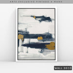 Cargar imagen en el visor de la galería, Arte pintado a mano Abstracción minimalista