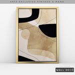 Cargar imagen en el visor de la galería, Arte pintado a mano Armonía minimalista