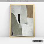 Cargar imagen en el visor de la galería, Arte pintado a mano Estructuras minimalistas Uno