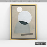 Cargar imagen en el visor de la galería, Arte pintado a mano Geometría minimalista Uno