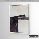 Cargar imagen en el visor de la galería, Arte pintado a mano Sinfonía de carbón