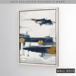 Cargar imagen en el visor de la galería, Arte pintado a mano Abstracción minimalista