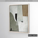 Cargar imagen en el visor de la galería, Arte pintado a mano Estructuras minimalistas Uno